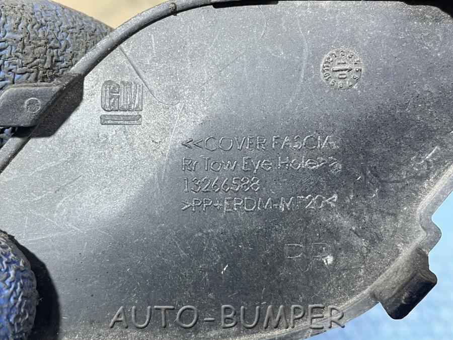 Opel Astra J 2010- Заглушка заднего бампера 13266588